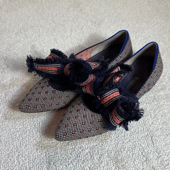 Rothy's Mary Jane Flats Coral Dot 8 - Picture 2 of 9